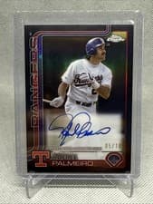 2025 Topps Chrome Update Legends Autographs Rafael Palmeiro #CLA-RP card