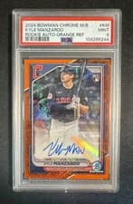 2024 Bowman Chrome Rookie Autographs Kyle Manzardo #CRA-KM card