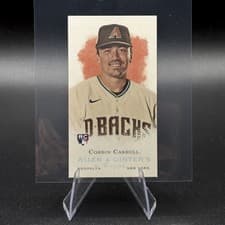 Corbin Carroll 2023 Topps Allen & Ginter Rookie Design Variation Mini card