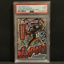 2025 Panini Absolute Kaboom! Super Bowl Vertical Terry Bradshaw #6 card
