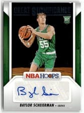 2024-25 Hoops Great SIGnificance Baylor Scheierman #GS-BSC card