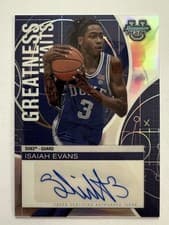 2024-25 Bowman's Best University Greatness Awaits Autographs Isaiah Evans #GAA-IE card