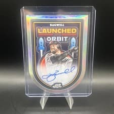 2025 Topps Cosmic Chrome Launched Into Orbit Autographs Jeff Bagwell #LIOA-JB card