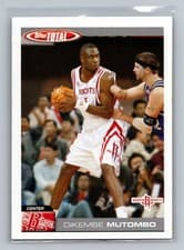 Dikembe Mutombo 2004-05 Topps Total Base Set card