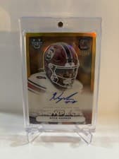 2025 Bowman University Best Bowman Showpieces Autographs Refractor Nyck Harbor #BSA-NH card