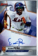 2025 Bowman's Best Best of 2025 Autographs Elian Peña #B25-EP card