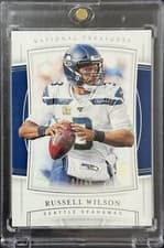 2019 Panini National Treasures Russell Wilson #6