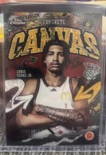 2025 Topps Chrome McDonald's All American Concrete Canvas Chris Cenac Jr. #CC-7 card