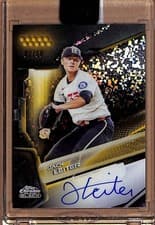 2026 Topps Chrome Black Autographs Jack Leiter #CBA-JLE card