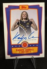 2025 Topps Chrome McDonald's All American Event Autographs Kaelyn Carroll #EA-KC card
