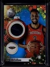 2025-26 Topps Holiday Player Relics CJ McCollum #PR-CM card