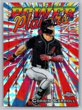 Corbin Carroll 2025 Topps Chrome Update Power Players card