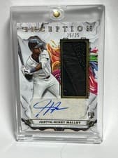 2025 Topps Inception Inception Autograph Game Relics Justyn-Henry Malloy #IAGR-JM card