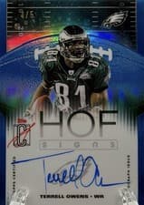 2025 Topps Signature Class HOF Signs Terrell Owens #HOF-TO card