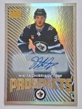 Nikita Chibrikov 2024-25 Skybox Metal Universe Skybox Premium Prospects Auto card