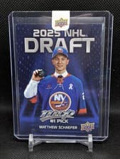 2025-26 Upper Deck MVP 2025 NHL Draft #1 Pick Redemption Card #DP-1 card