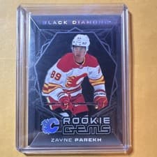 2025-26 Upper Deck Black Diamond Exquisite Rookies Zayne Parekh #R-ZP card