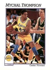 Mychal Thompson 1991-92 Hoops Base Set card