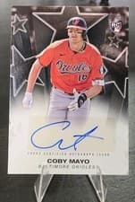2025 Topps Update Baseball Stars Autographs Coby Mayo #BSAU-CM card