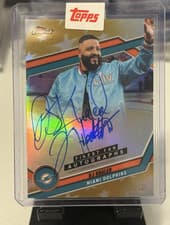 2025 Finest Finest Fans Autographs DJ Khaled #FAN-DJK card