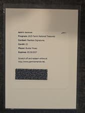 2025 Panini National Treasures Peerless Signatures Buster Posey #22 card