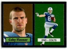Coby Fleener 2012 Topps Chrome 1957 Inserts card