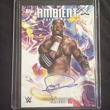 2025 Topps Exalted WWE Wrestling Ambient Autographs Oba Femi #APA-OBA card