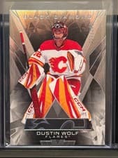 2025-26 Upper Deck Black Diamond Base Set Dustin Wolf #BDB-DW card