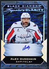 2025-26 Upper Deck Black Diamond Signature Clarity Alex Ovechkin #SC-AO card