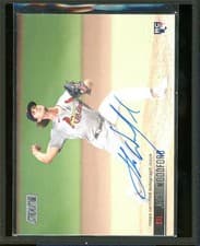 Jake Woodford 2021 Stadium Club Autographs card
