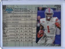 2024 Bowman University Chrome Physical Education Set Quinshon Judkins #PE-6 card
