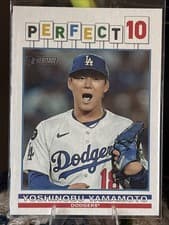 2025 Topps Heritage Perfect 10 Yoshinobu Yamamoto #P10-7 card