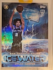 2025-26 Topps 3 Ice Water Dylan Harper #IW-2 card