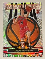 2024-25 Panini Totally Certified Certified Bucket Matas Buzelis #4 card