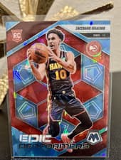 2024-25 Panini Mosaic Epic Performers Zaccharie Risacher #11 card
