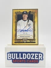 Hideki Matsui 2025 Topps Gilded Collection Topps Gallery of Gold Autographs card