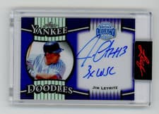 2025 Leaf Bronx Legacy Yankee Doodles Jim Leyritz #YD-JL1 card