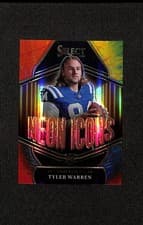 2025 Panini Select Neon Icons Tyler Warren #10 card