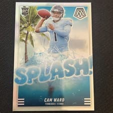 Cam Ward 2025 Panini Mosaic Splash card