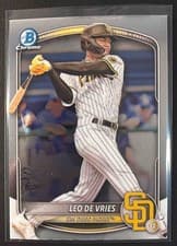 2025 Bowman Chrome Prospects Leo De Vries #BCP-59 card