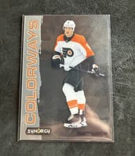 2024-25 Upper Deck Synergy Colorways Travis Sanheim #L-49 card