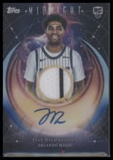 2025-26 Topps Midnight Rookie Jersey Autographs Jase Richardson #RJA-JR card