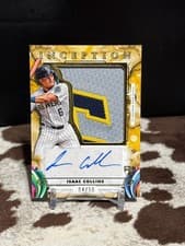 2025 Topps Inception Inception Autograph Jumbo Patch Isaac Collins #IAJP-IC card