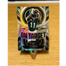 2025 Panini Select On Target A.J. Brown #20 card