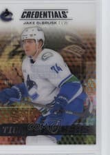 2025-26 Upper Deck Credentials Acetate Ticket Access Jake DeBrusk #TA-JD card