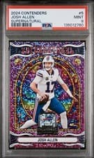 Josh Allen 2024 Panini Contenders Supernatural card