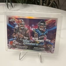 2025 Topps Cosmic Chrome Star Clusters Travis Hunter #SC-2 card