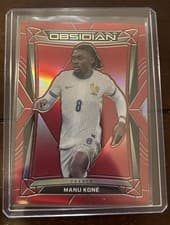 Manu Kone 2024 Panini Obsidian card