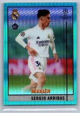 2020 Topps Merlin Chrome UEFA Champions League Sergio Arribas #37