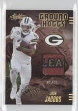 2025 Panini Absolute Ground Hoggs Materials Josh Jacobs #GHM-JJA card